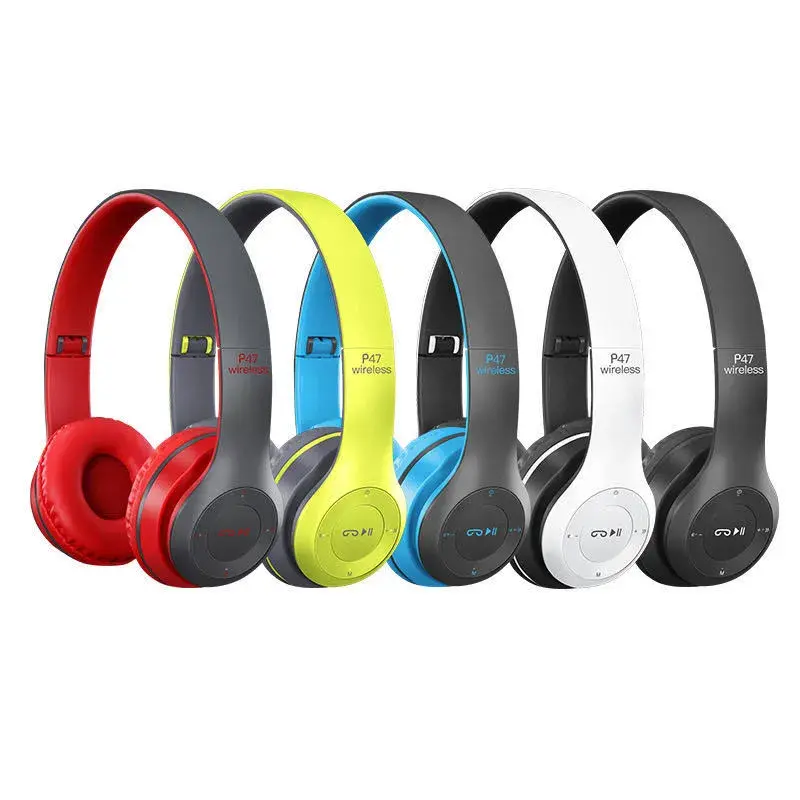 უსადენო ბლუთუზ ყურსასმენი P47 wireless headphones