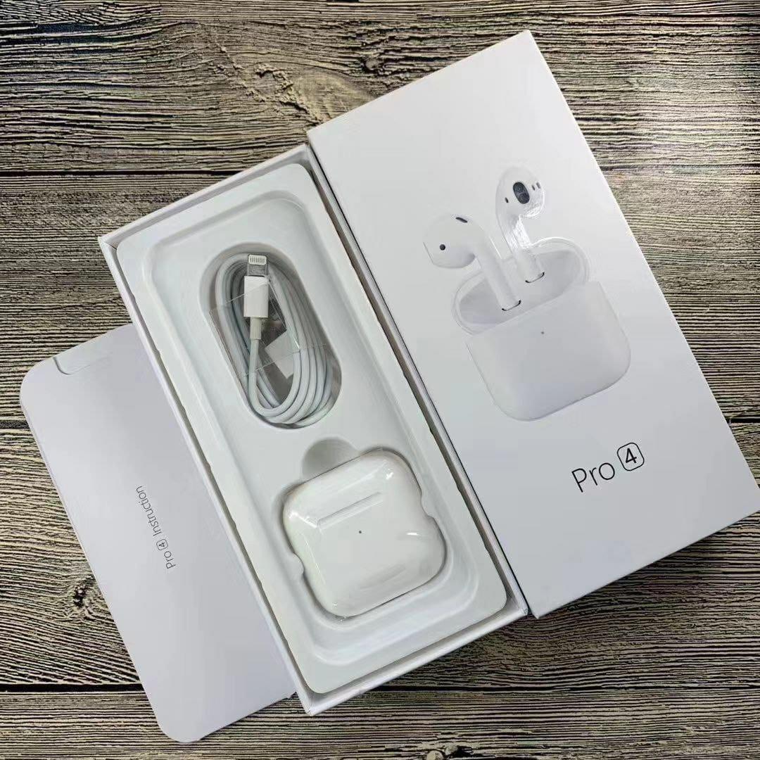 Airpods Pro 4 უსადენო ყურსასმენი